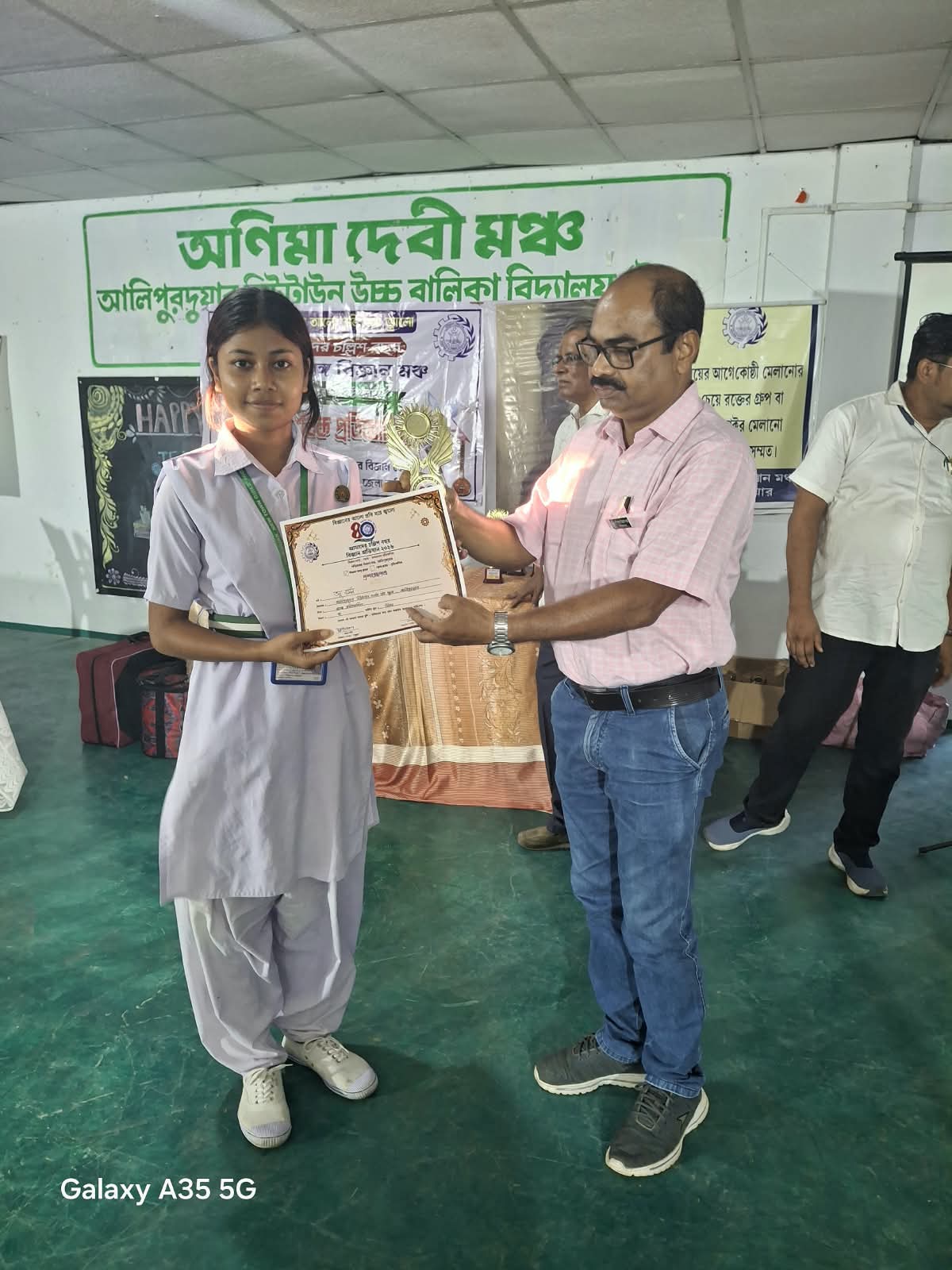 Prize presentation